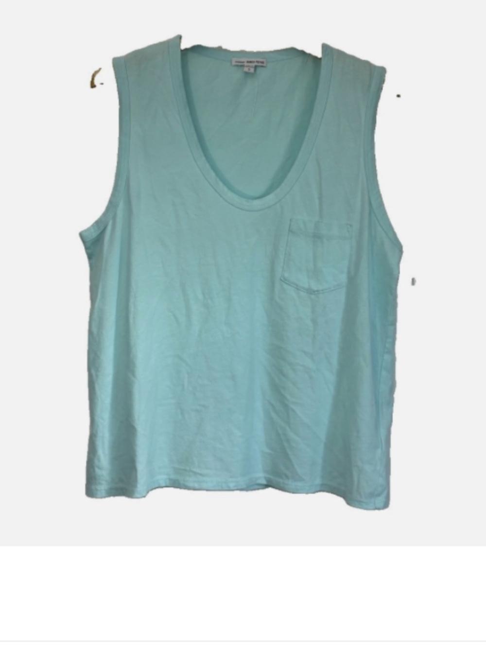 Standard James Perse 100% Cotton V Neck Tank Top Size: 3